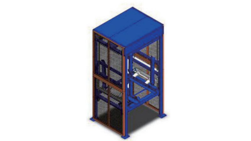 Integrated Unpacking and Coding Machine