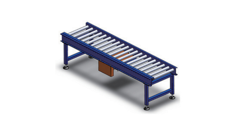 Double chain roller conveyor