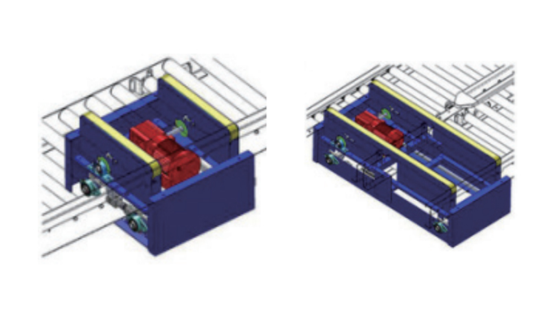 Narrowband lifting and transfer machine