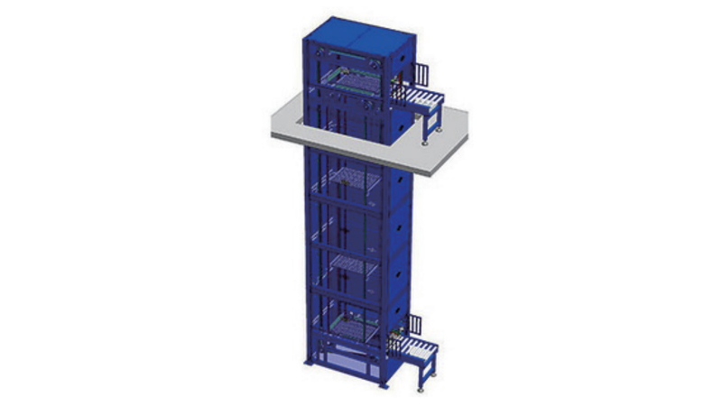 Box type continuous hoist - C-type continuous hoist